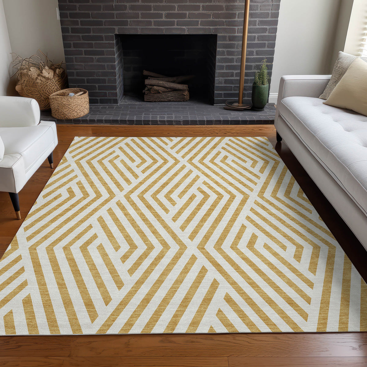 Chantille ACN550 Gold Rug