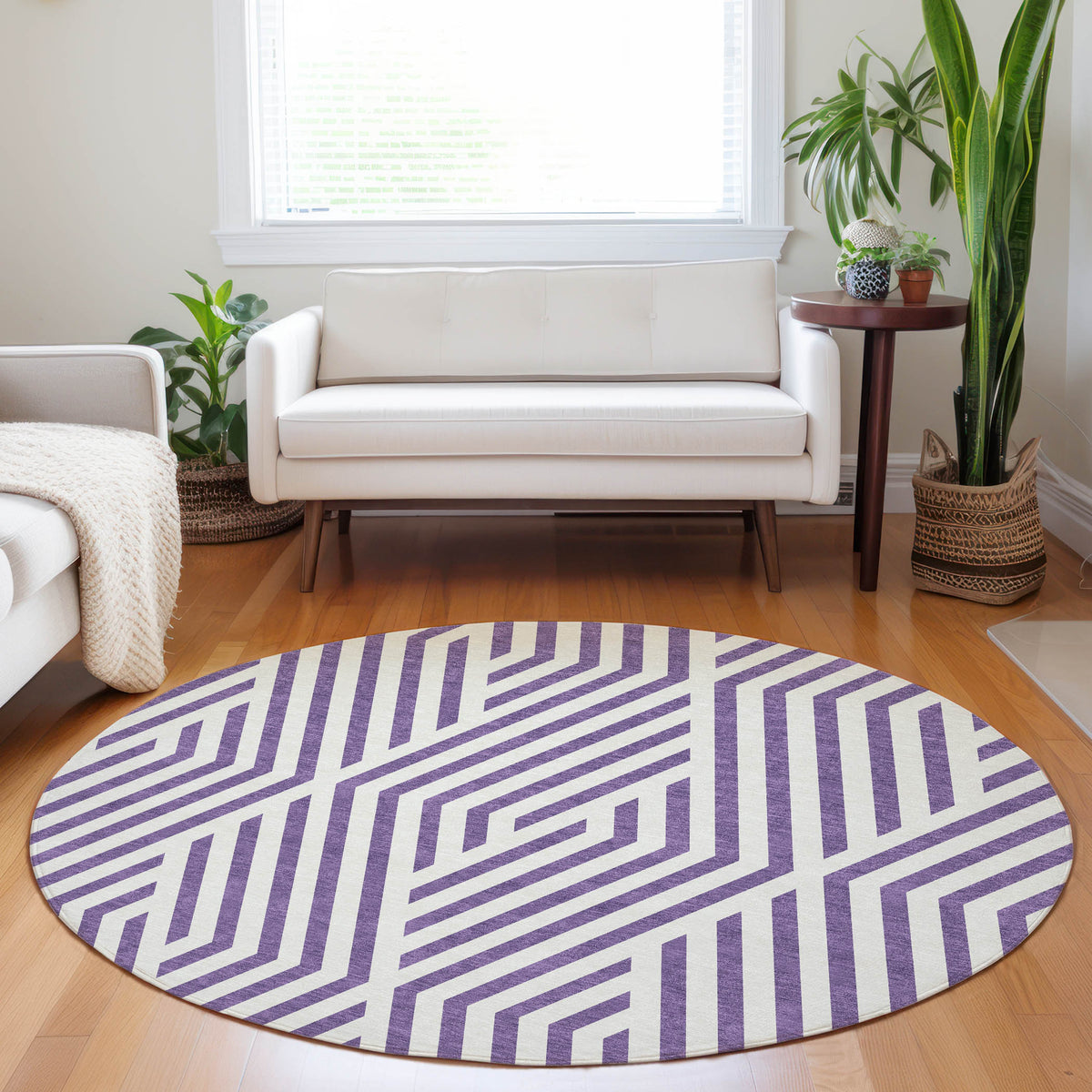 Chantille ACN550 Purple Rug