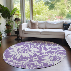 Chantille ACN551 Purple Rug