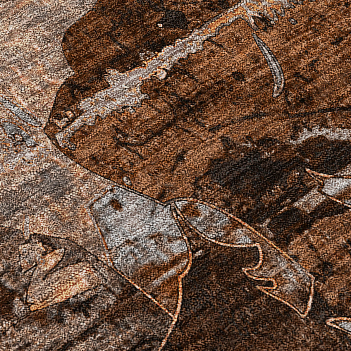 Chantille ACN555 Terracotta Rug