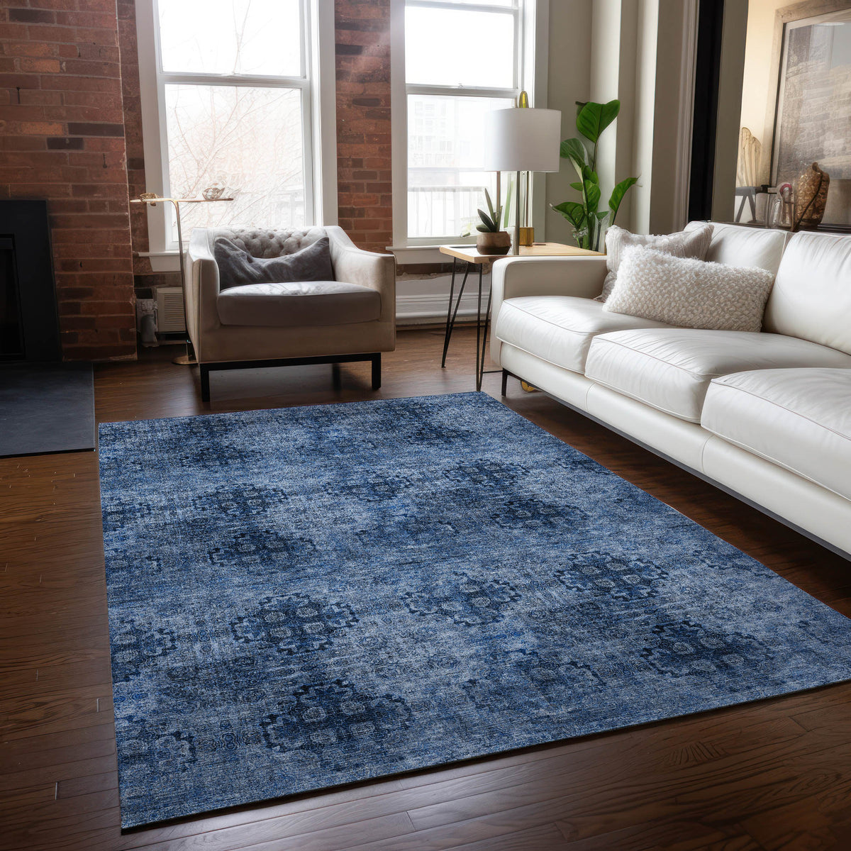Chantille ACN557 Navy Rug