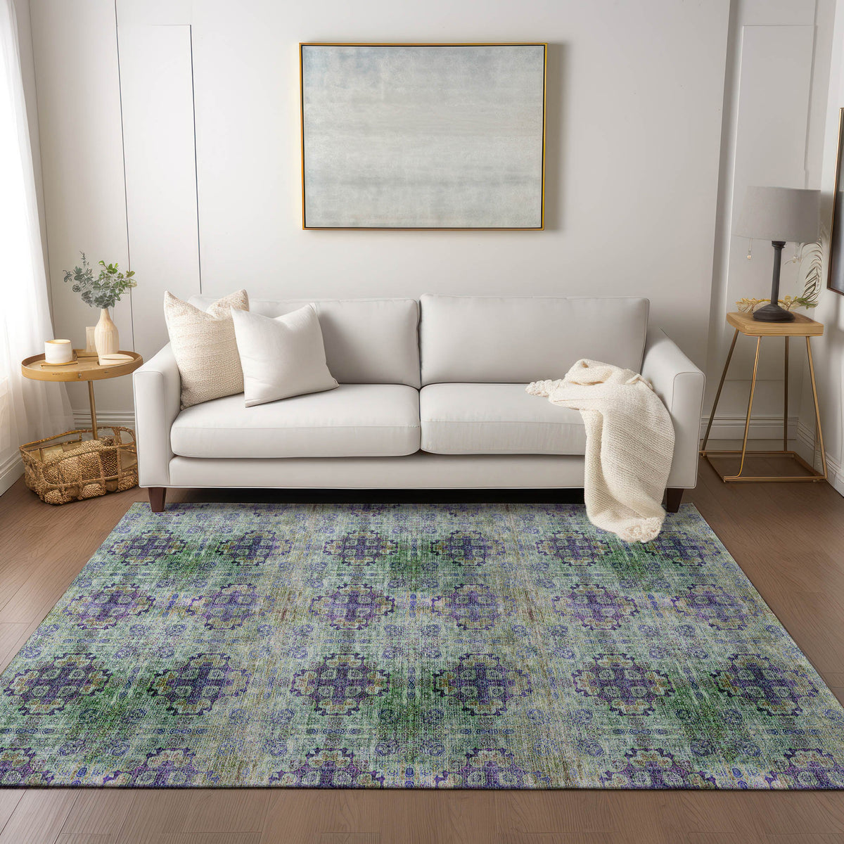 Chantille ACN557 Purple Rug