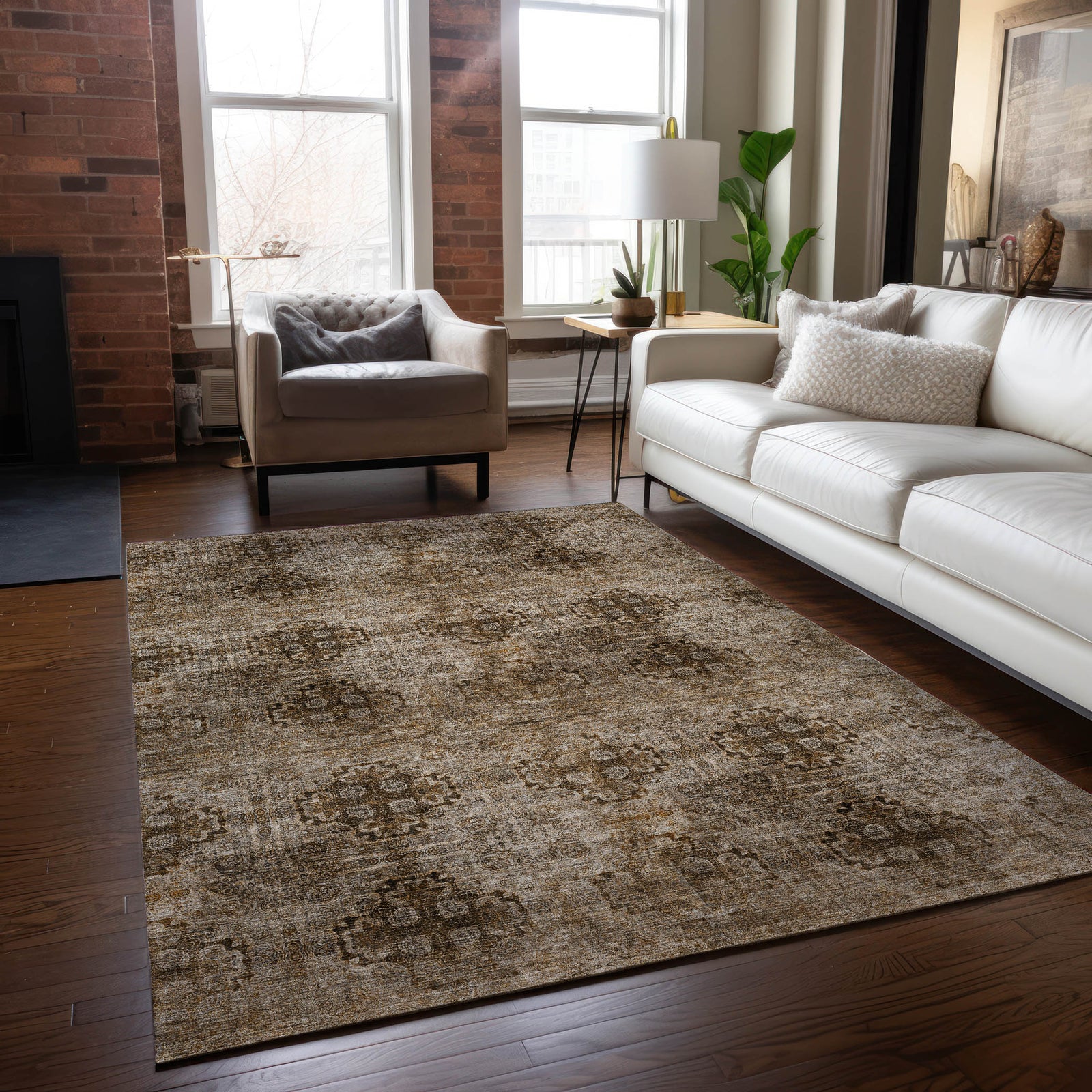 Chantille ACN557 Taupe Rug