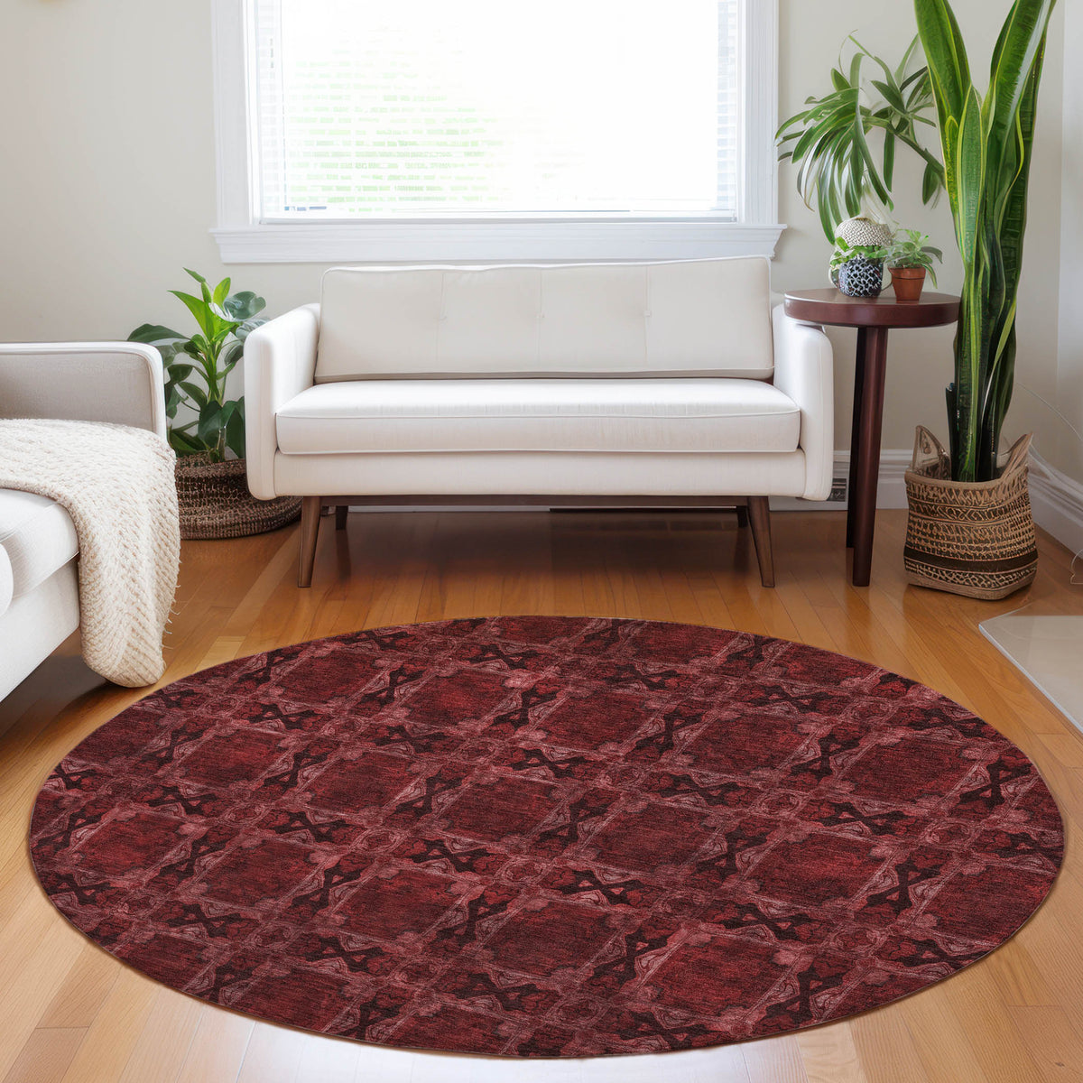 Chantille ACN564 Burgundy Rug