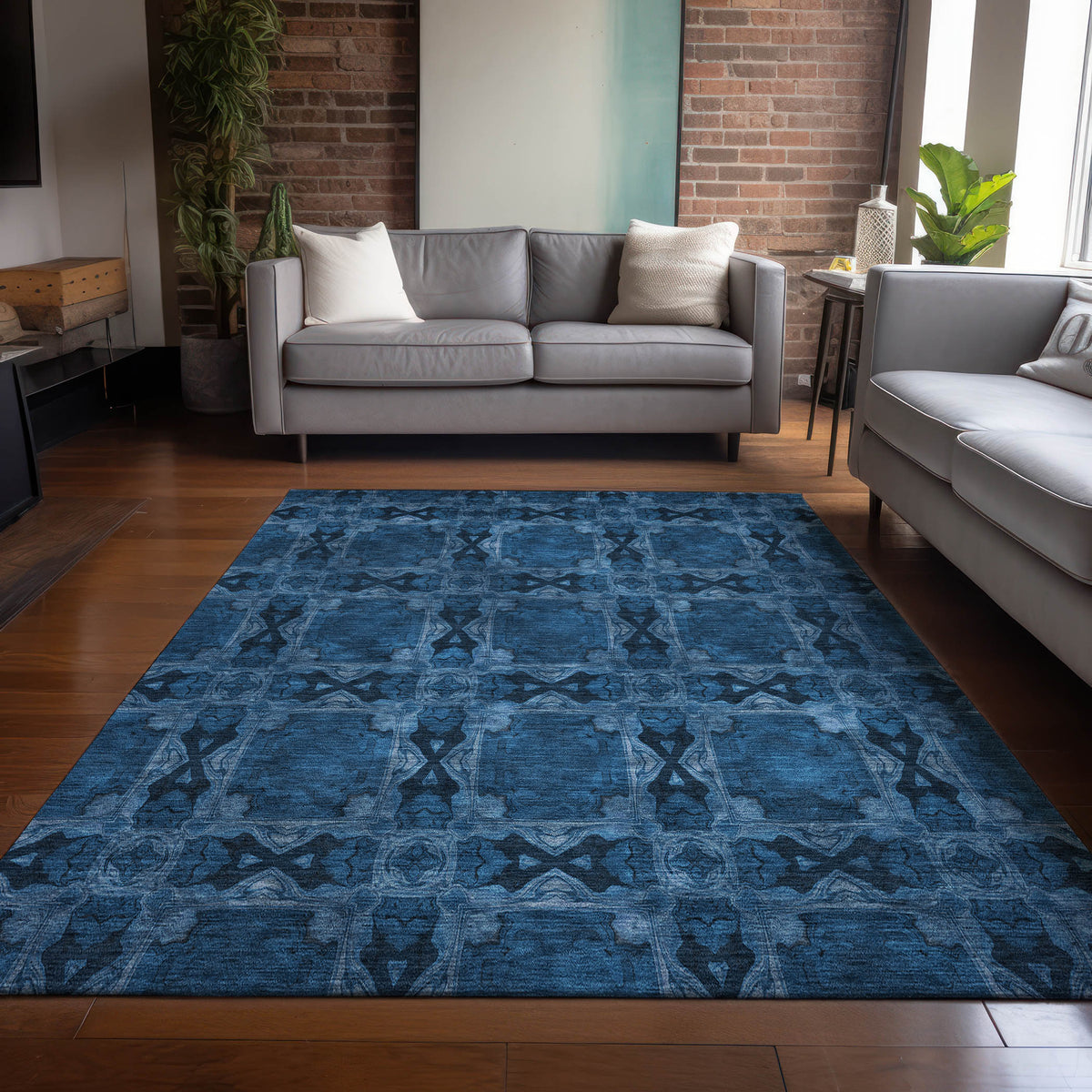 Chantille ACN564 Navy Rug
