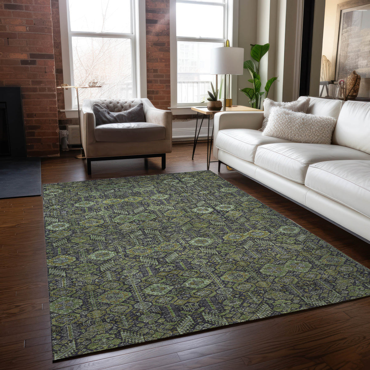 Chantille ACN574 Green Rug