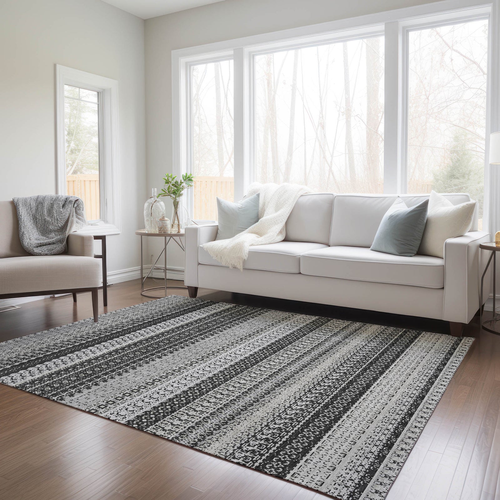 Chantille ACN576 Black Rug