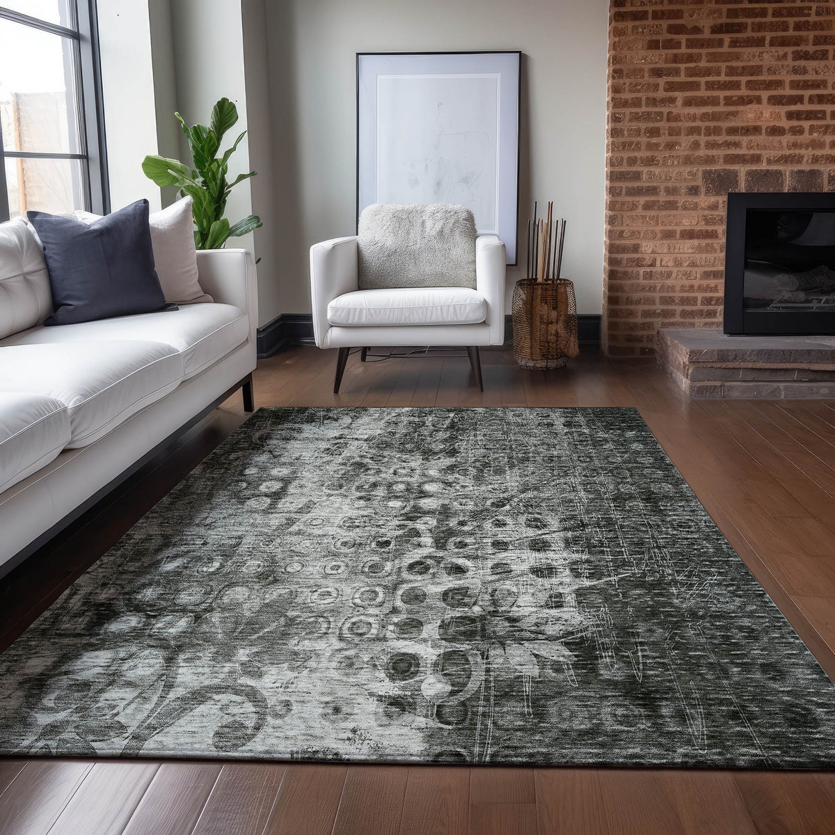 Chantille ACN577 Charcoal Rug