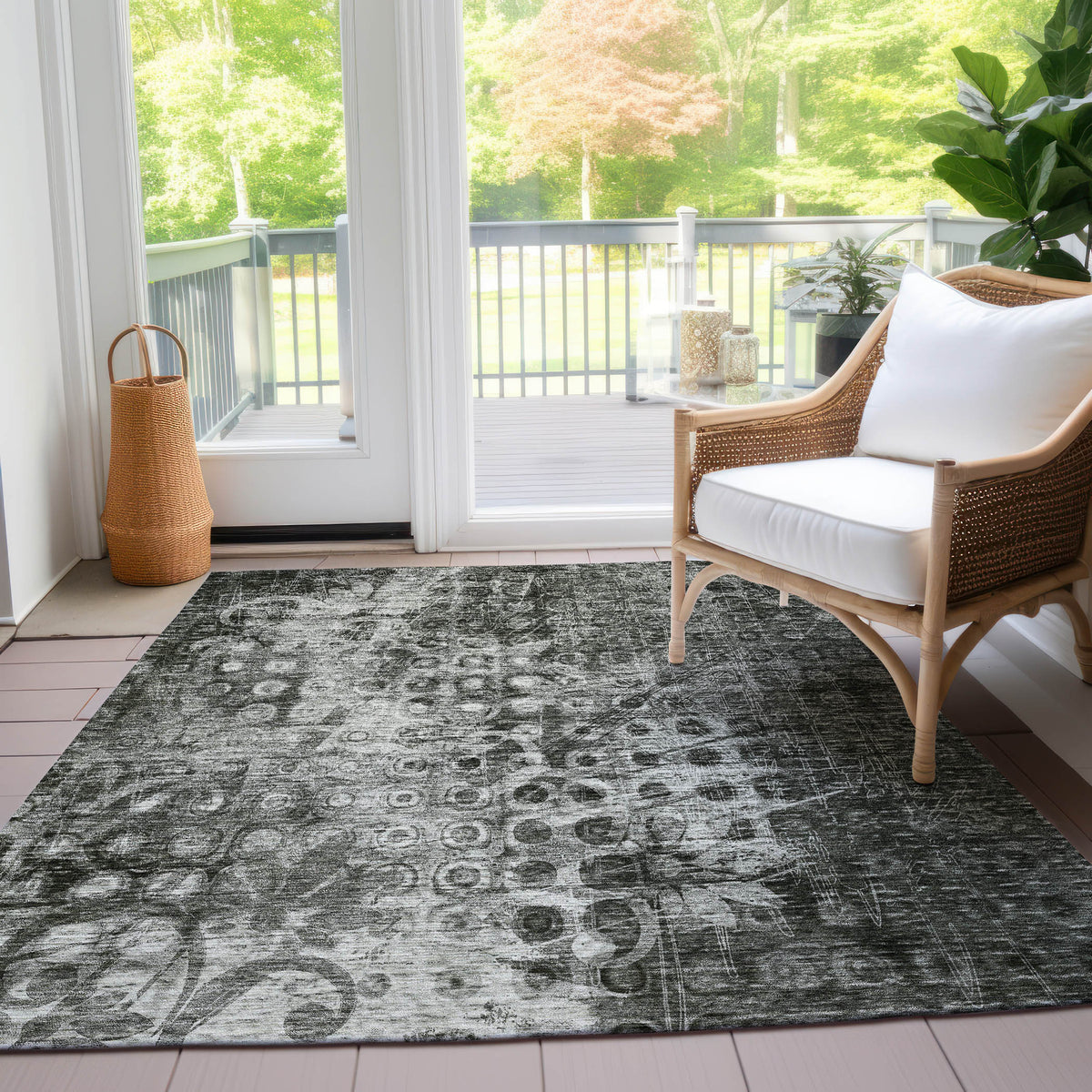 Chantille ACN577 Charcoal Rug