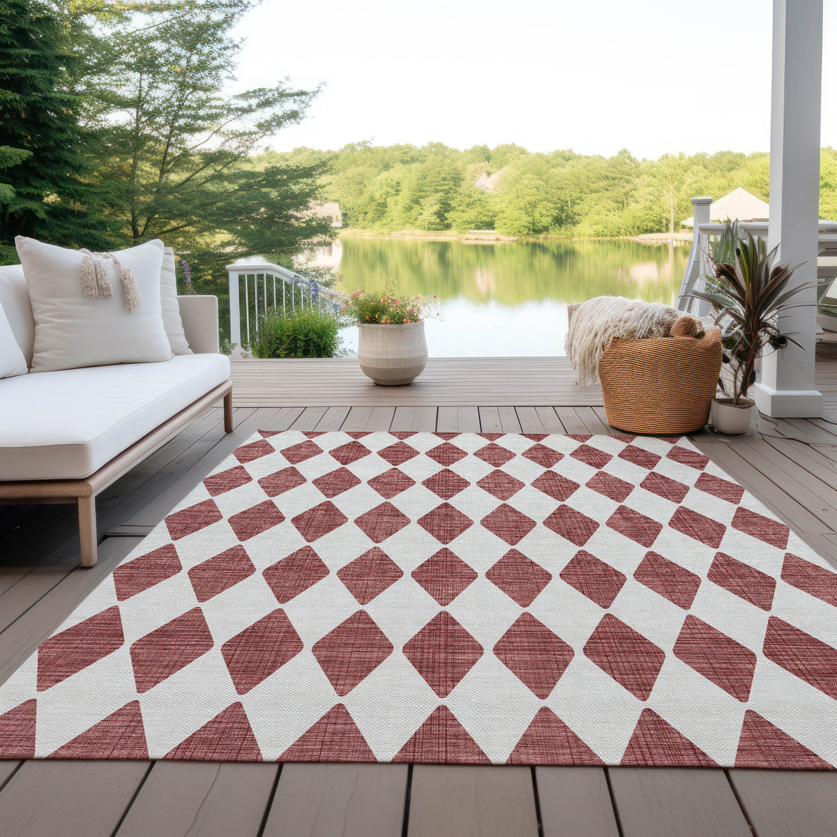 Chantille ACN578 Burgundy Rug
