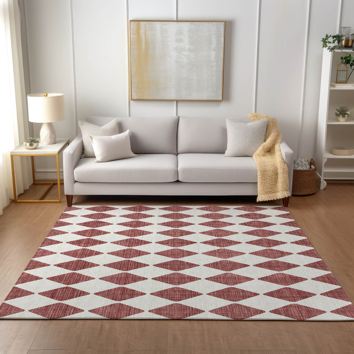Chantille ACN578 Burgundy Rug