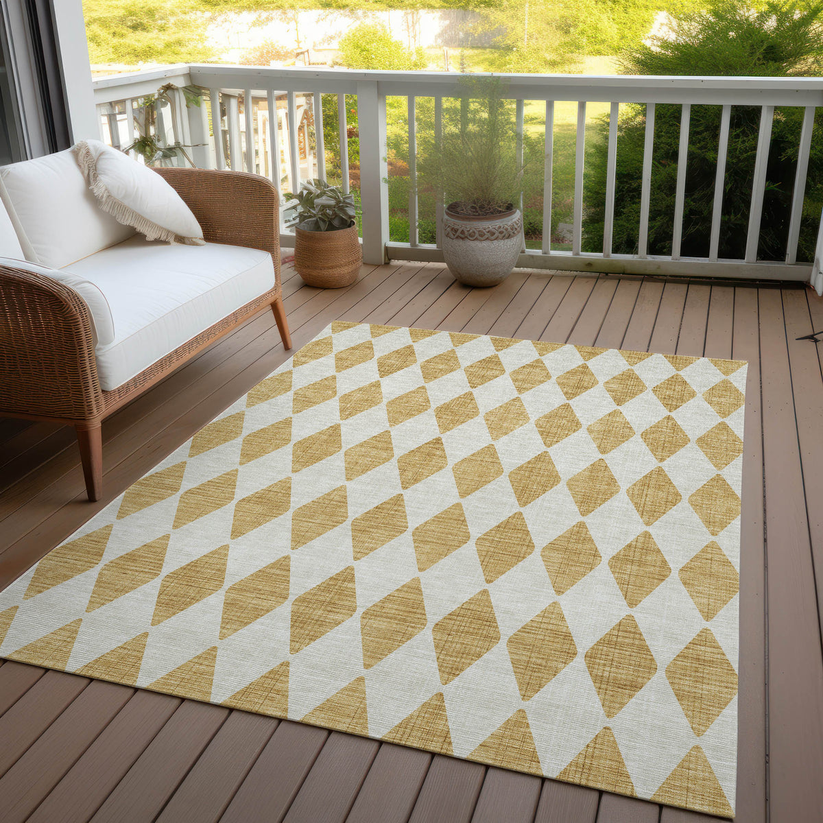 Chantille ACN578 Gold Rug