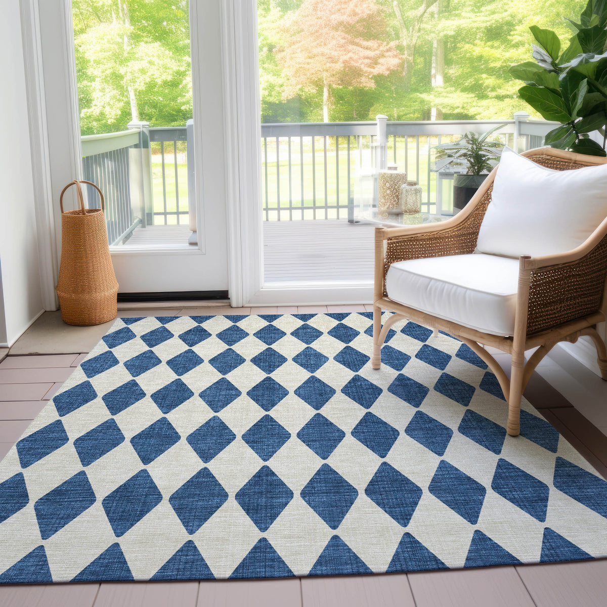 Chantille ACN578 Navy Rug