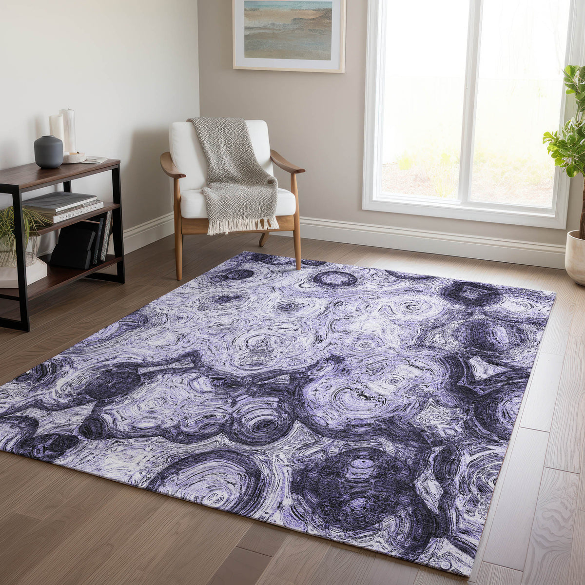 Chantille ACN579 Purple Rug