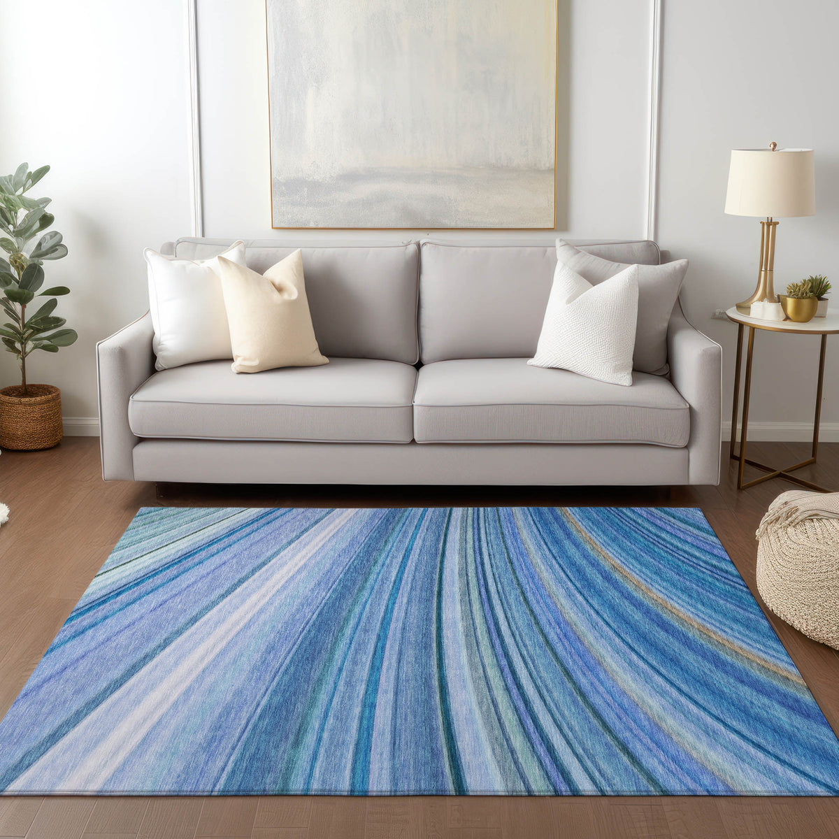 Chantille ACN585 Blue Rug