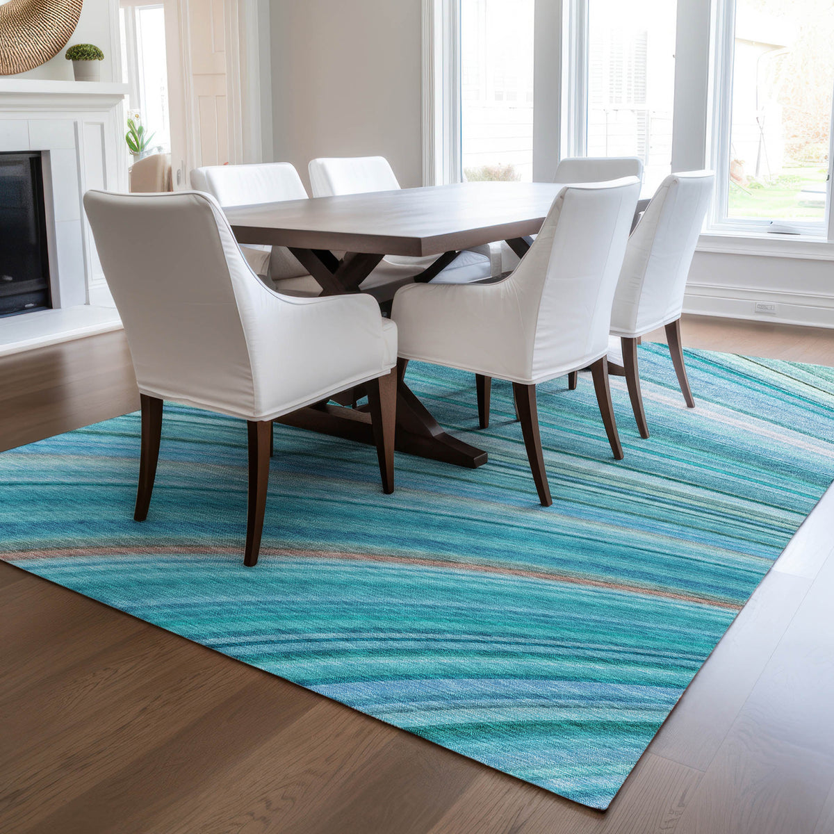 Chantille ACN585 Teal Rug