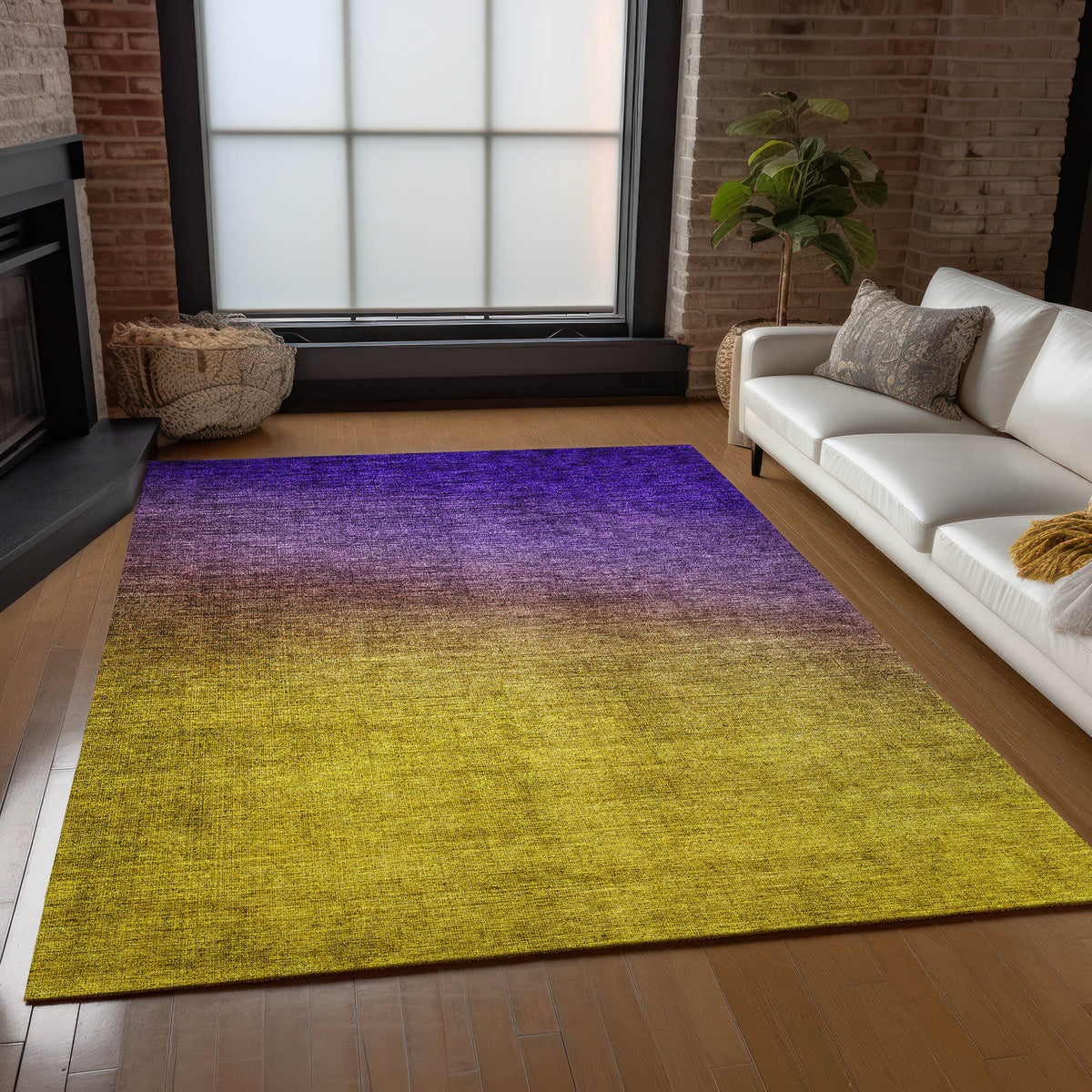 Chantille ACN587 Purple Rug