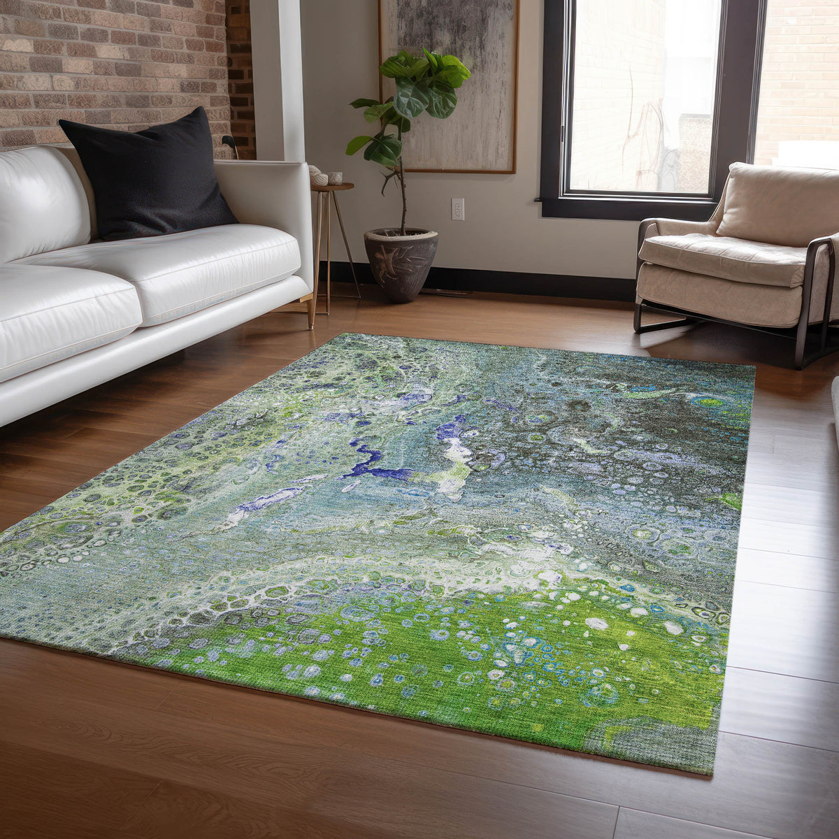 Chantille ACN588 Green Rug