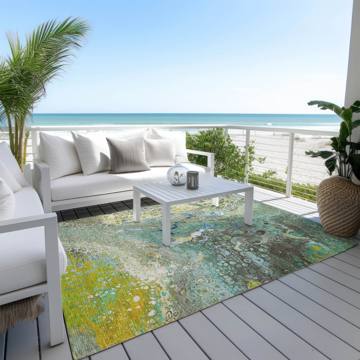 Chantille ACN588 Teal Rug