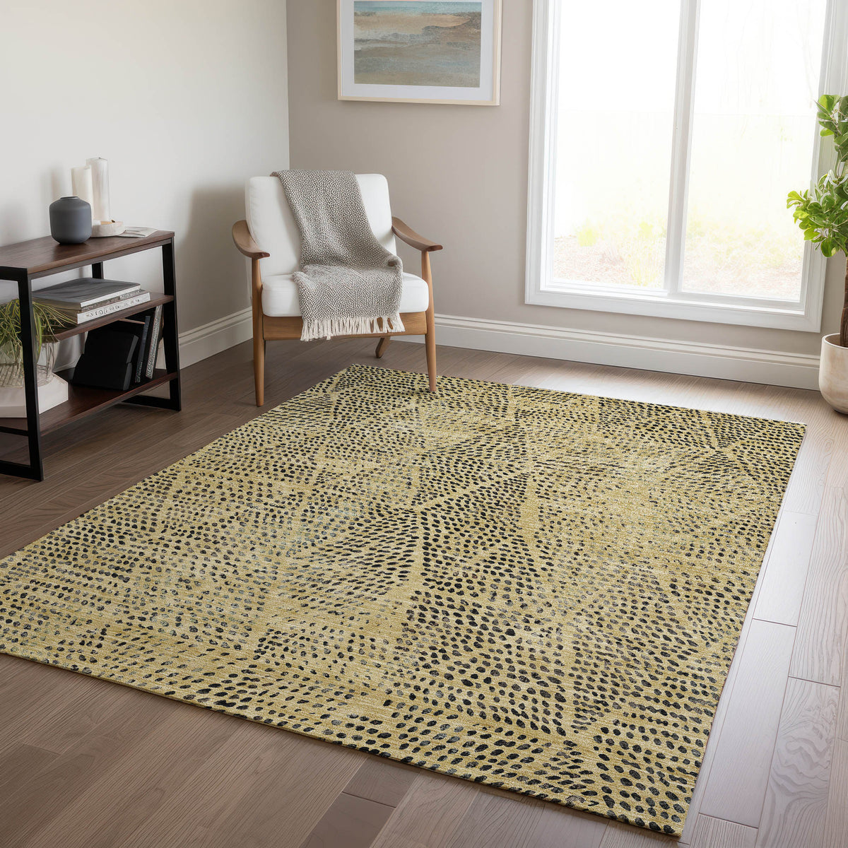 Chantille ACN591 Gold Rug