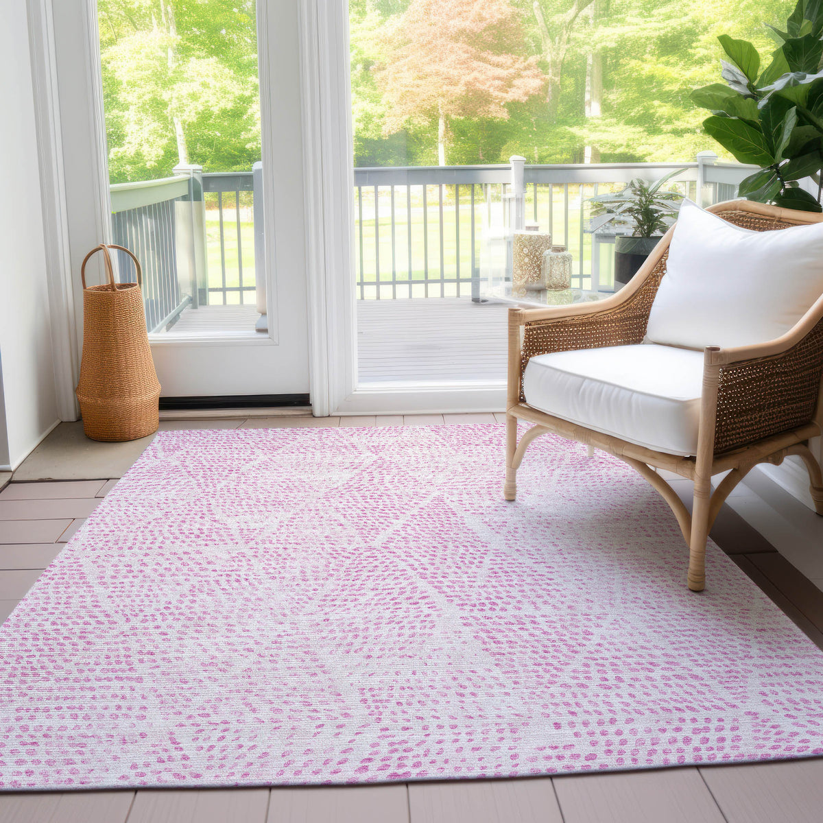 Chantille ACN591 Pink Rug