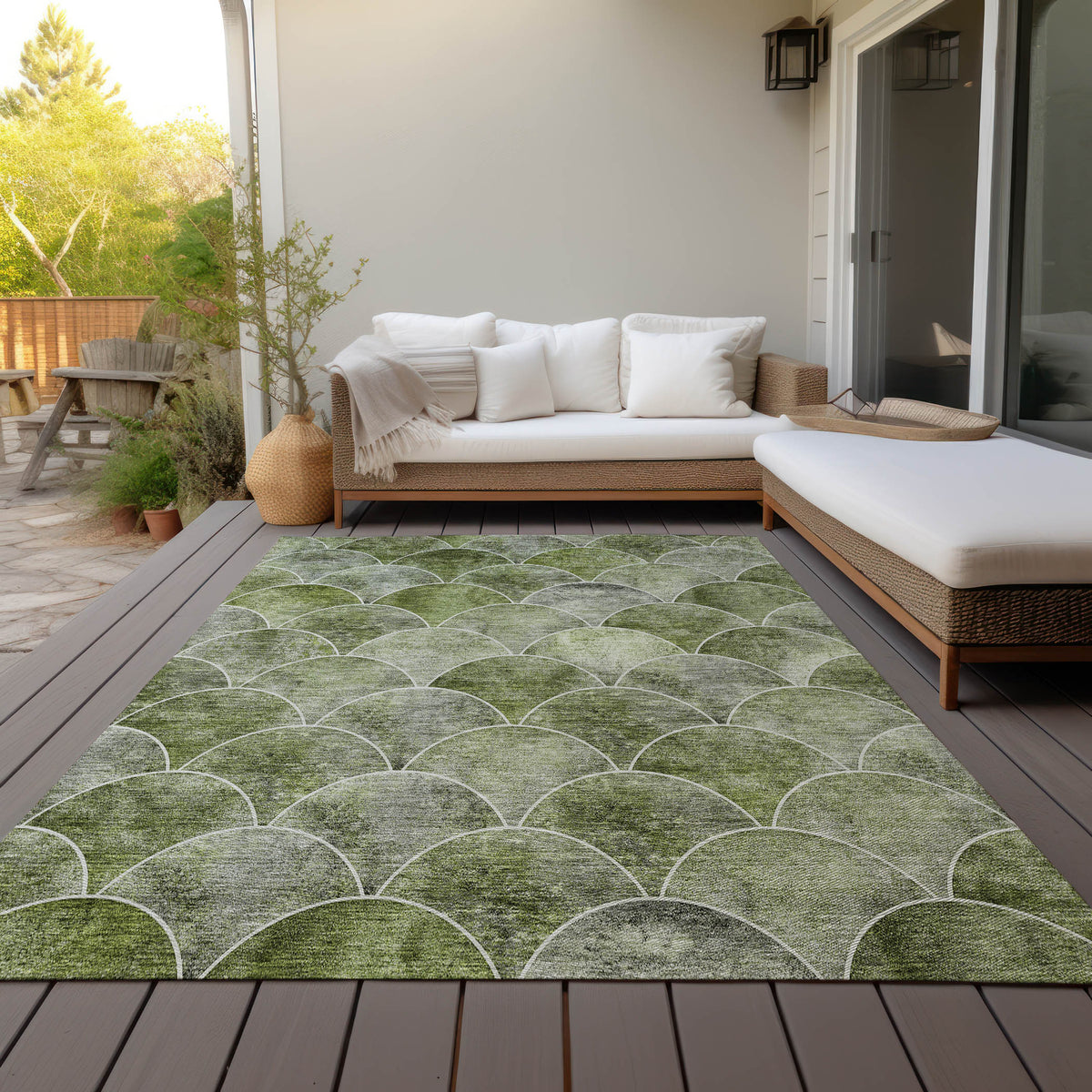 Chantille ACN594 Green Rug
