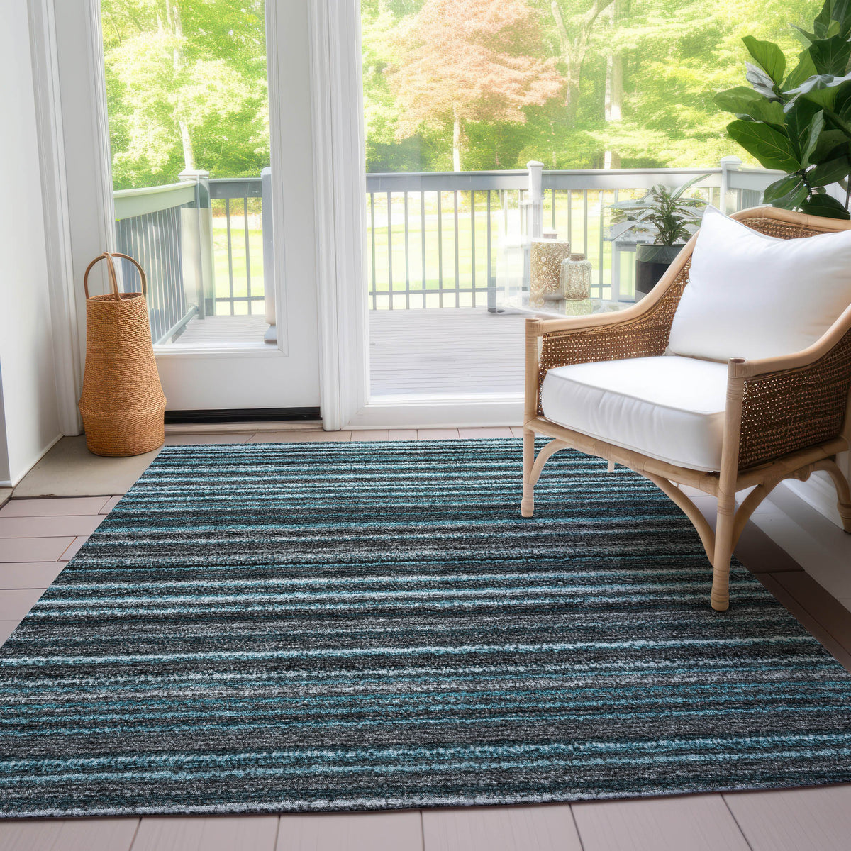 Chantille ACN598 Teal Rug