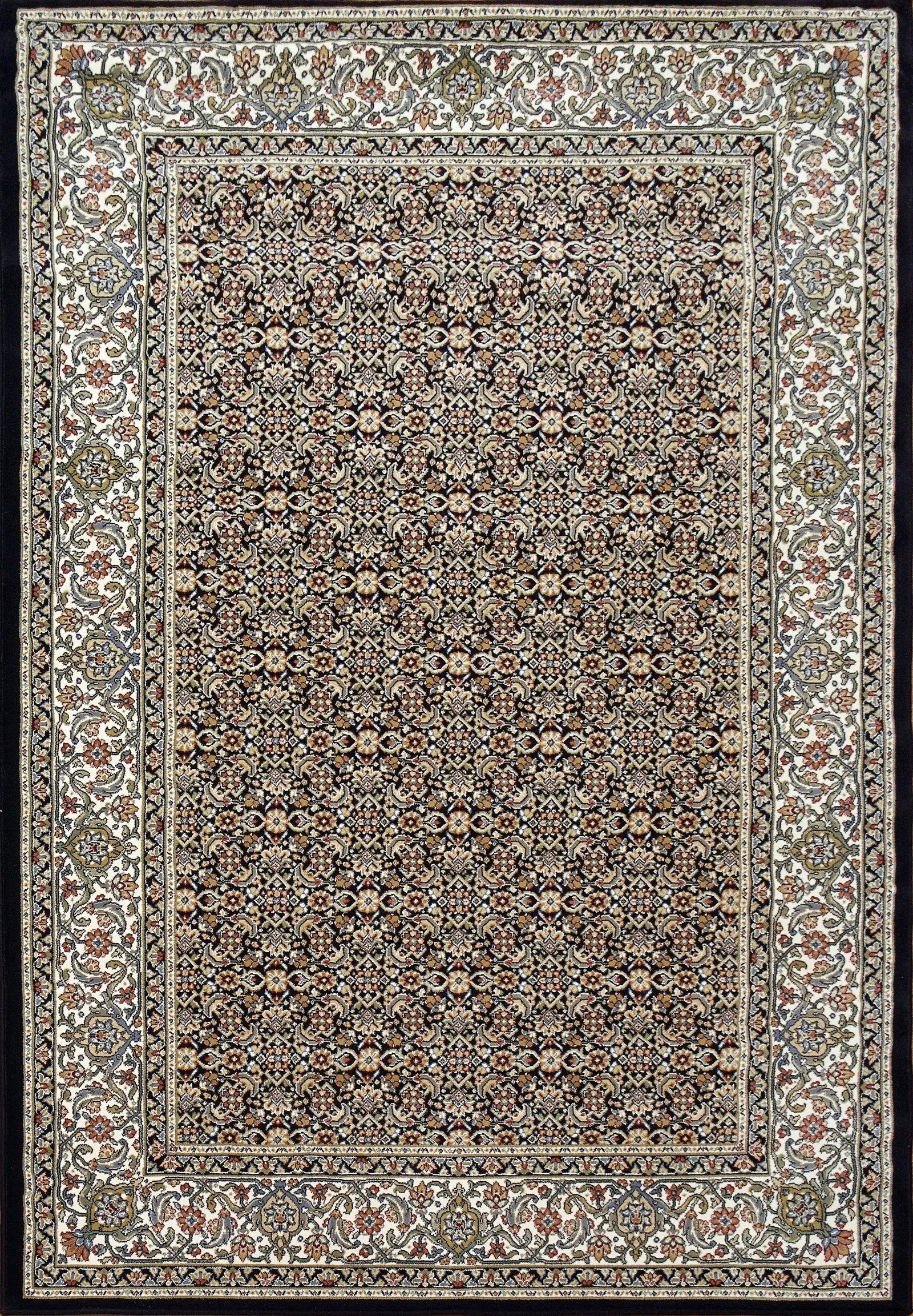 Ancient Garden 57011-3464 Navy Rug