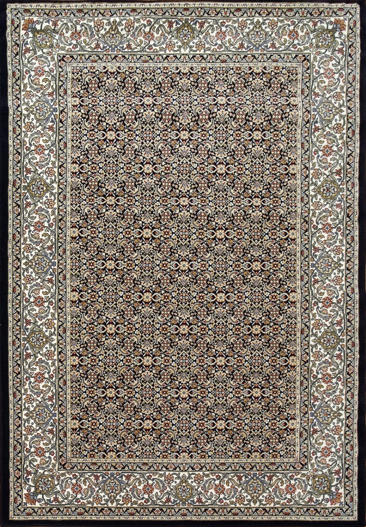 Ancient Garden 57011-3464 Navy Rug