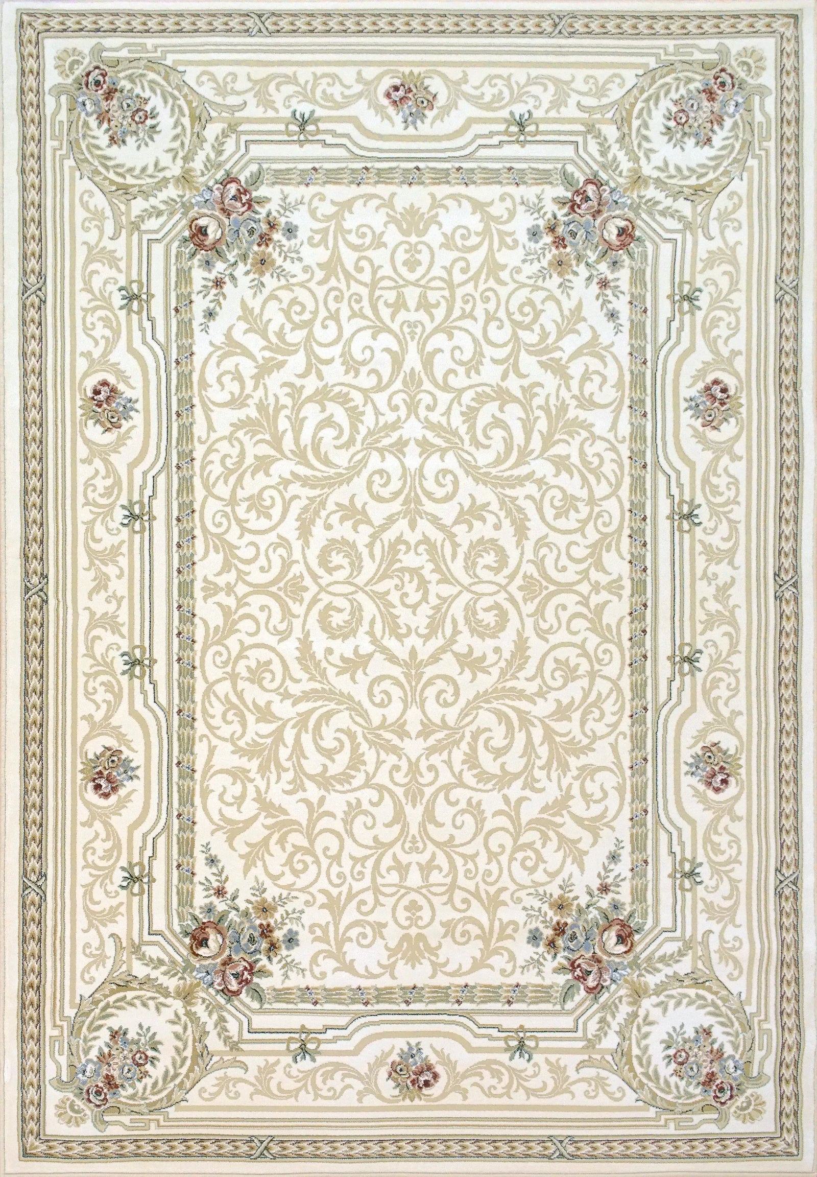 Ancient Garden 57091-6464 Ivory Rug