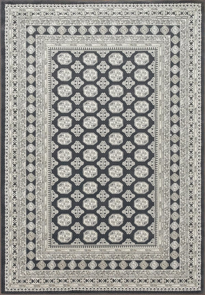 Ancient Garden 57102-3636 Charcoal/Silver Rug
