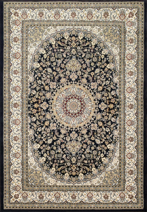 Ancient Garden 57119-3434 Blue/Ivory Rug