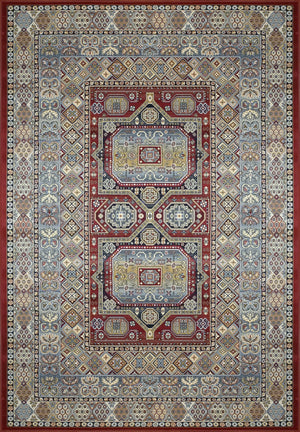 Ancient Garden 57147-1454 Red Rug
