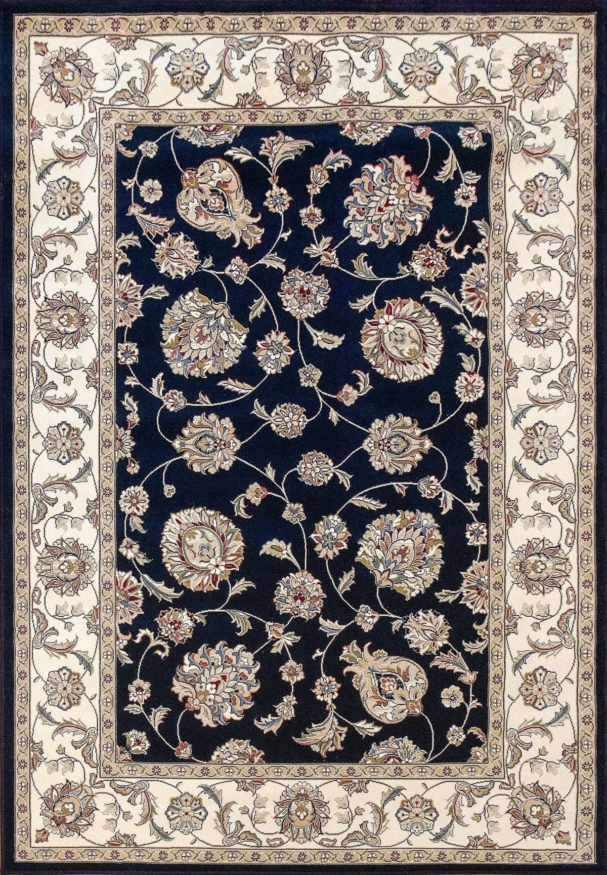 Ancient Garden 57365-3464 Blue/Ivory Rug