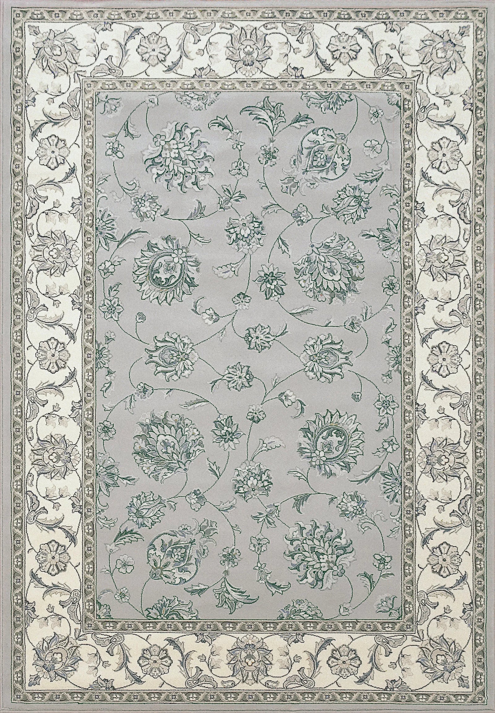 Ancient Garden 57365-9666 Grey/Cream Rug