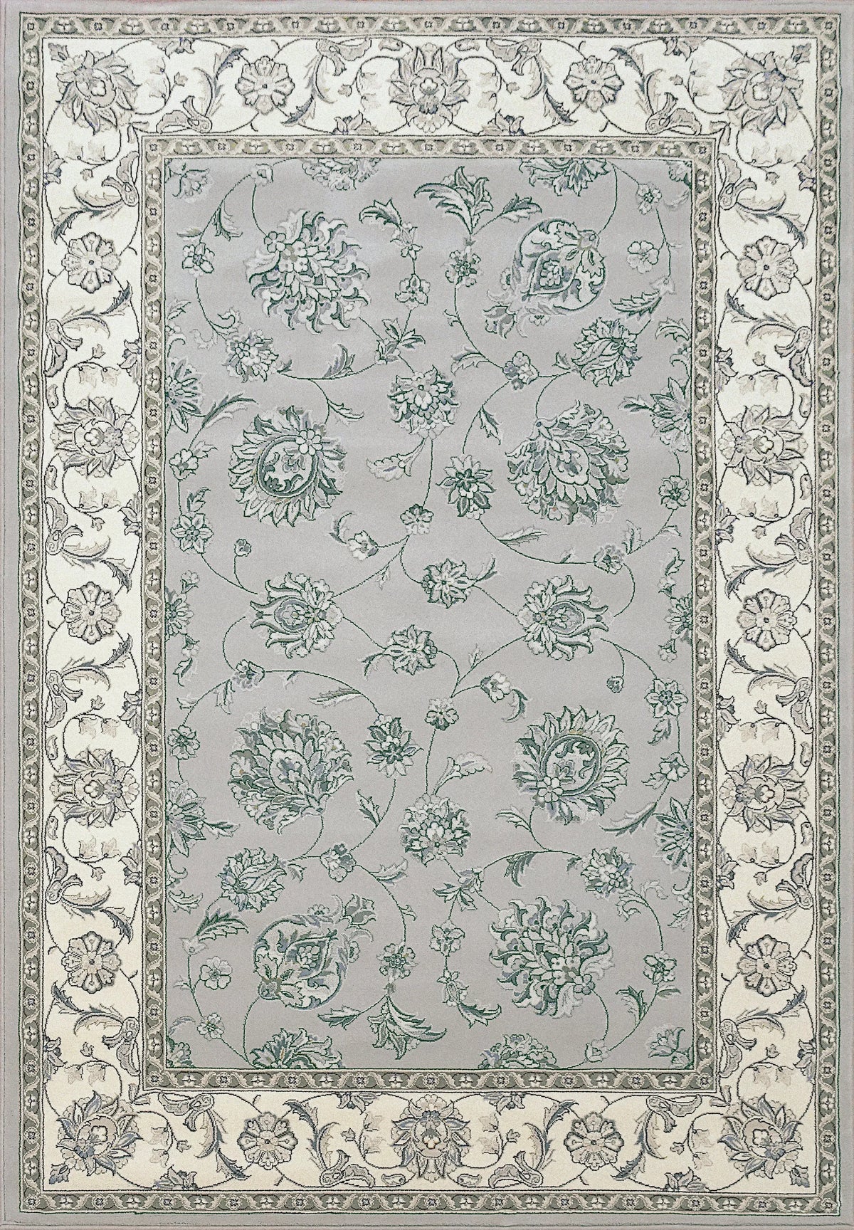 Ancient Garden 57365-9666 Grey/Cream Rug