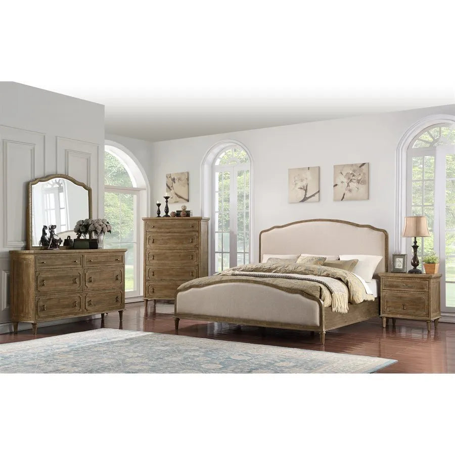 Interlude 2-Drawer Nightstand Sandstone Buff