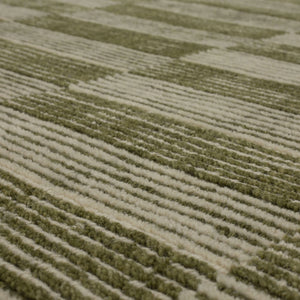 Broken Stripe Moss Rug