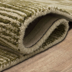 Broken Stripe Moss Rug