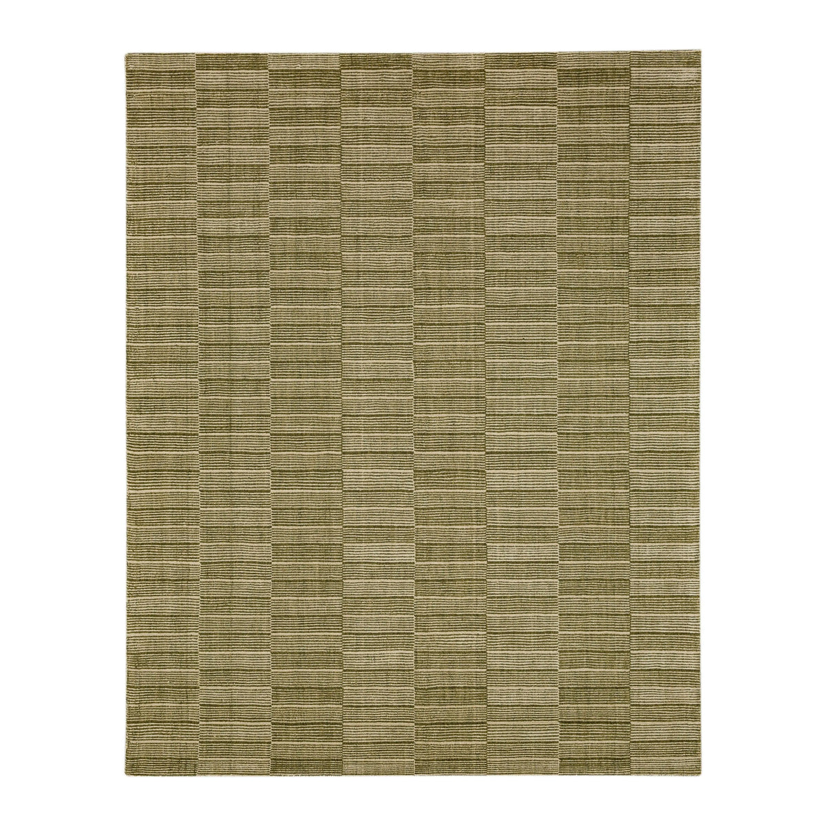 Broken Stripe Moss Rug