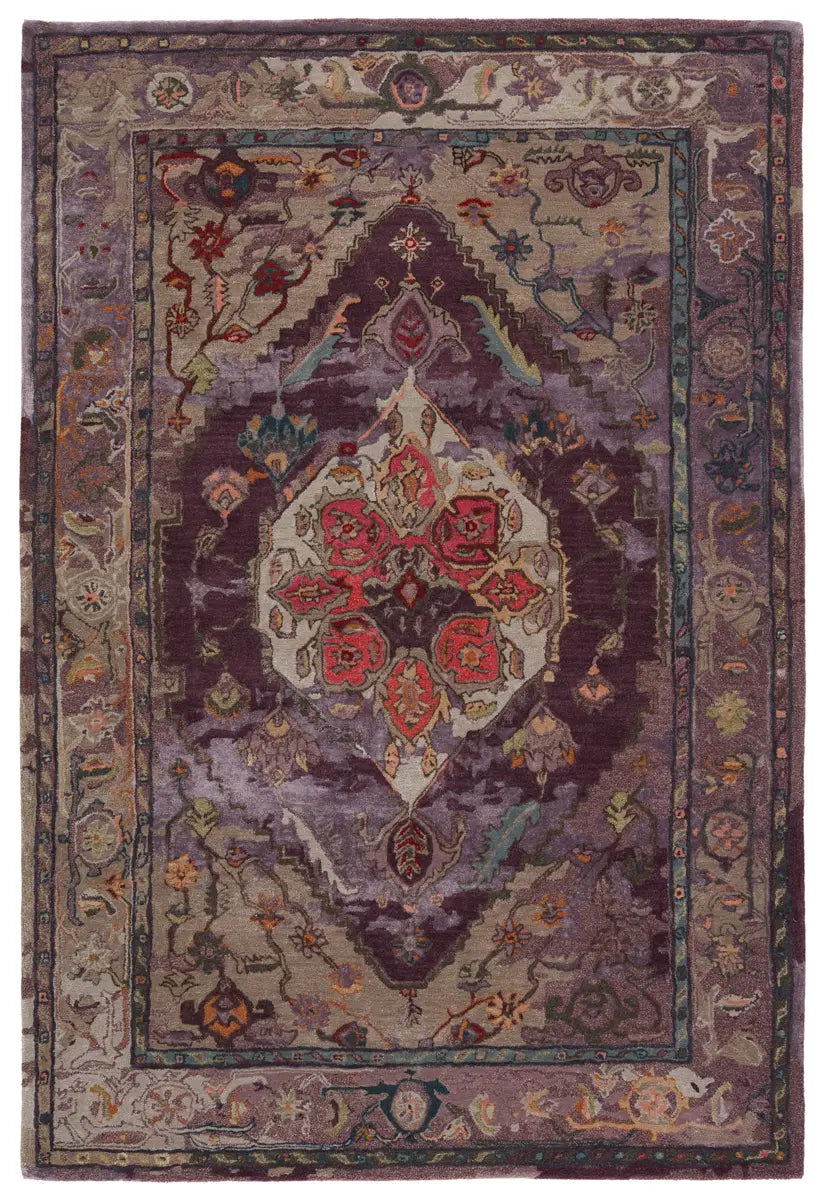 Citrine CIT10 Purple Rug