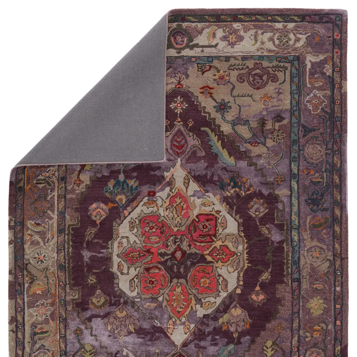 Citrine CIT10 Purple Rug