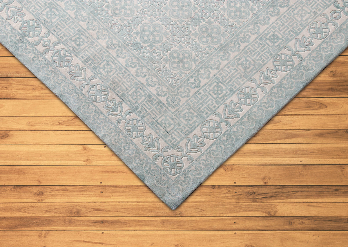 Cozy Printed RH-2020020 Aqua Rug