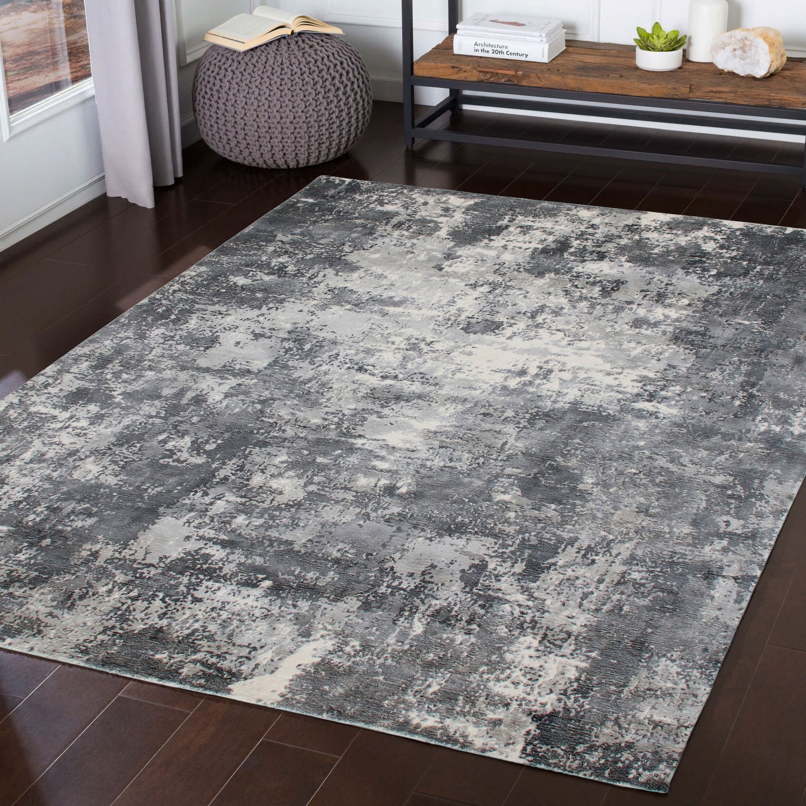 Cozy Printed RH-2019084 Silver Rug