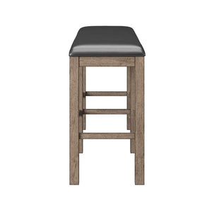 Benton 60" Bar Height Bench Pecan Brown