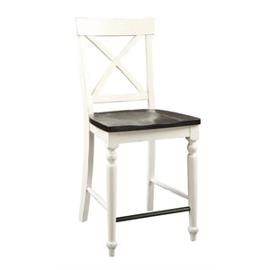 Mountain Retreat 24" Bar Stool Dark Mocha & Antique White