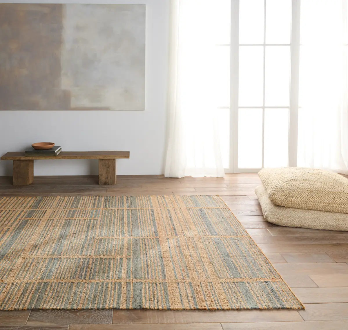 Dorada DRD02 Blue/Brown Rug