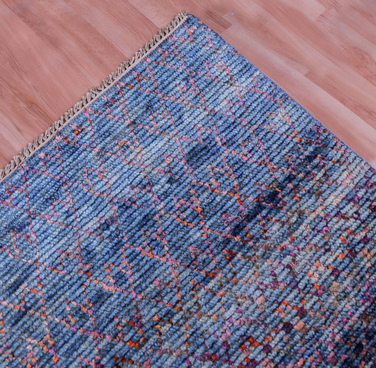 Durva Wool & Silk SC-27B Blue Rug