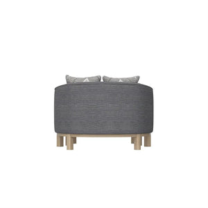 Maeve Chair And Storage Ottoman Set Thundercloud