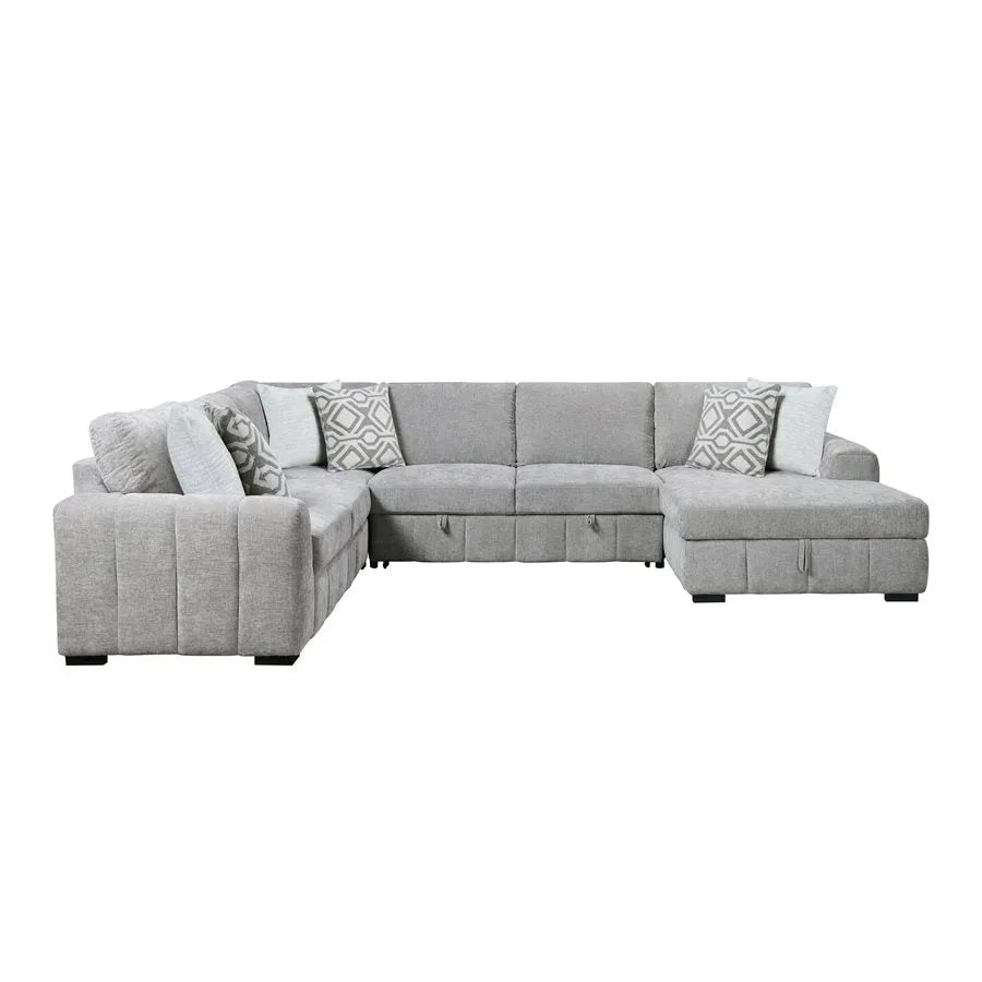Ritchie Pop-Up Sleeper Sectional Pewter